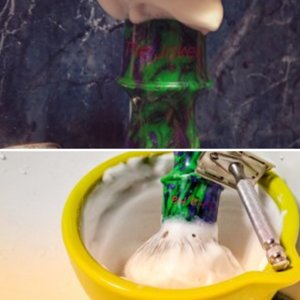 Shaving with The Joker, Ha, Ha, Ha,