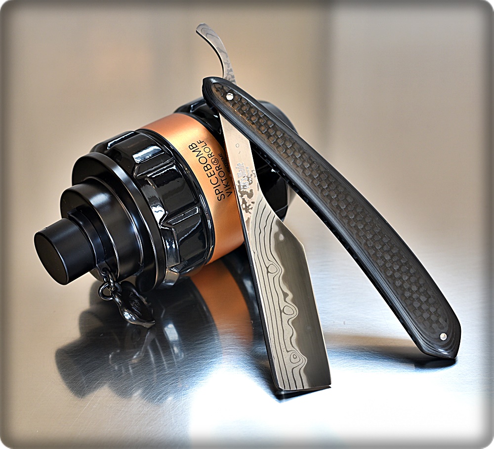 Custom Cedric Christ Suminagashi Hoshi Tombo Tribute Razor