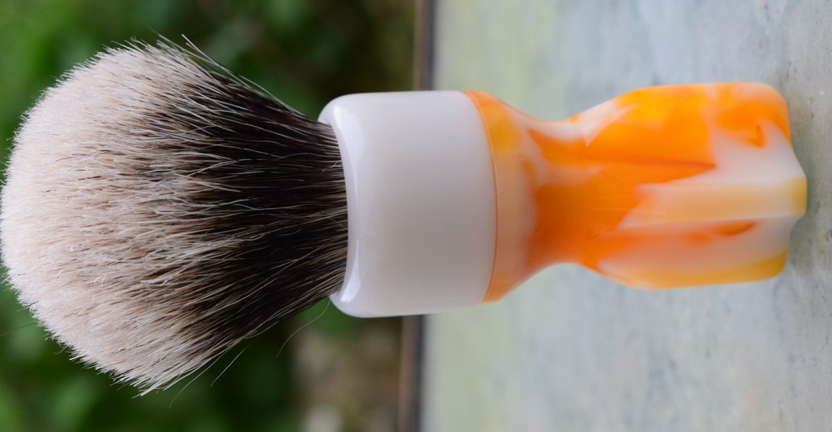 Orange and cream swirl